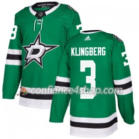Adidas Maillot de Hockey Dallas Stars Jacket John Klingberg 3 2017-2018 Kelly Vert Authentic - Homme
